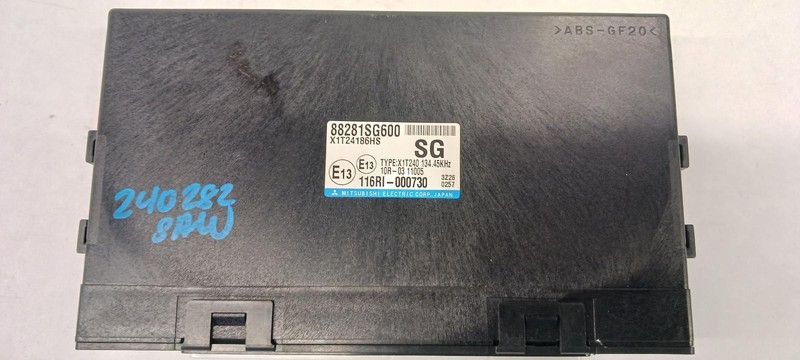 14 SUBARU FORESTER multifunction control module w/power liftgate OEM