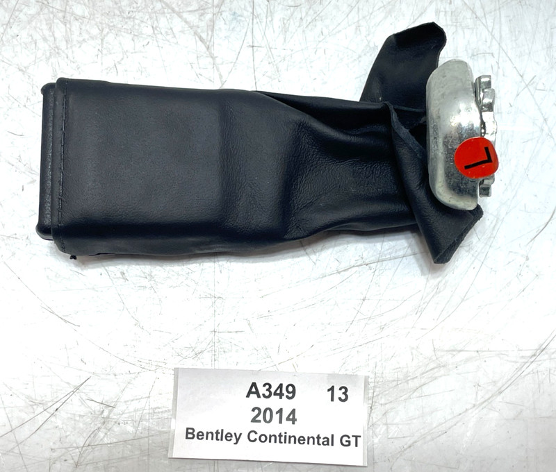 ✅ 03-18 OEM Bentley Continental GT Rear Left Driver Side Seat Belt Buckle Black