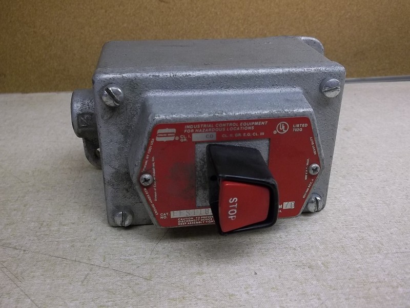 Crouse Hinds EFS1184 Control Equipment for Hazardous Locations EDS-171