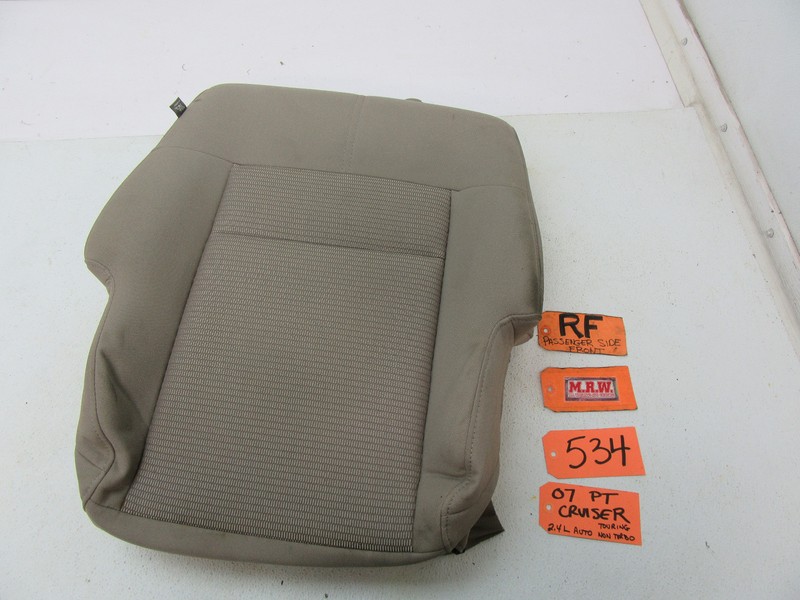 FITS 06-10 PT CRUISER RIGHT PASSENGER FRONT SEAT CLOTH COVER FOAM BACK TOP R RF