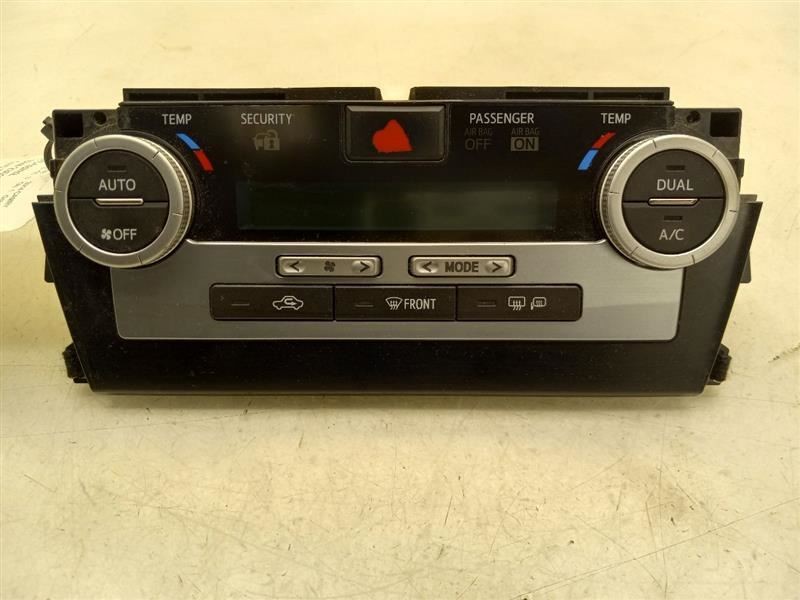 12-14 TOYOTA CAMRY XLE 2.5L 4CYL TEMPERATURE CONTROL UNIT ASSEMBLY