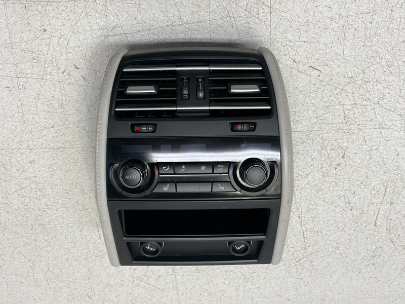 13-15 BMW B7 F01 F02 Rear AC HVAC Vents Climate Switch Panel Ceramic 1369 OEM