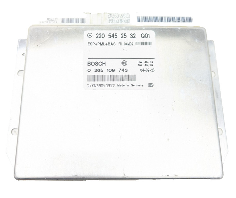 03-06 Mercedes W220 S430 S500 ABS ESP BAS Traction Control Module 2205452532