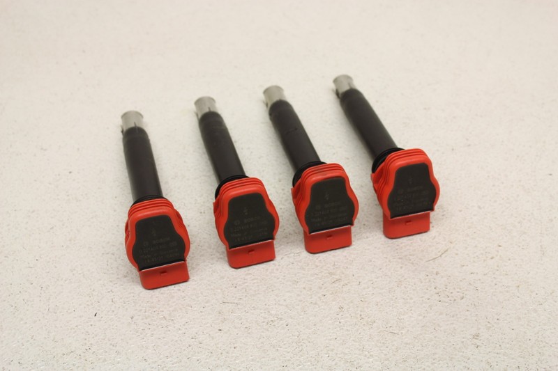 MK5 MK6 VW Audi 2.0T Red Top Ignition Coil Packs Coilpacks Bosch 2006-2014