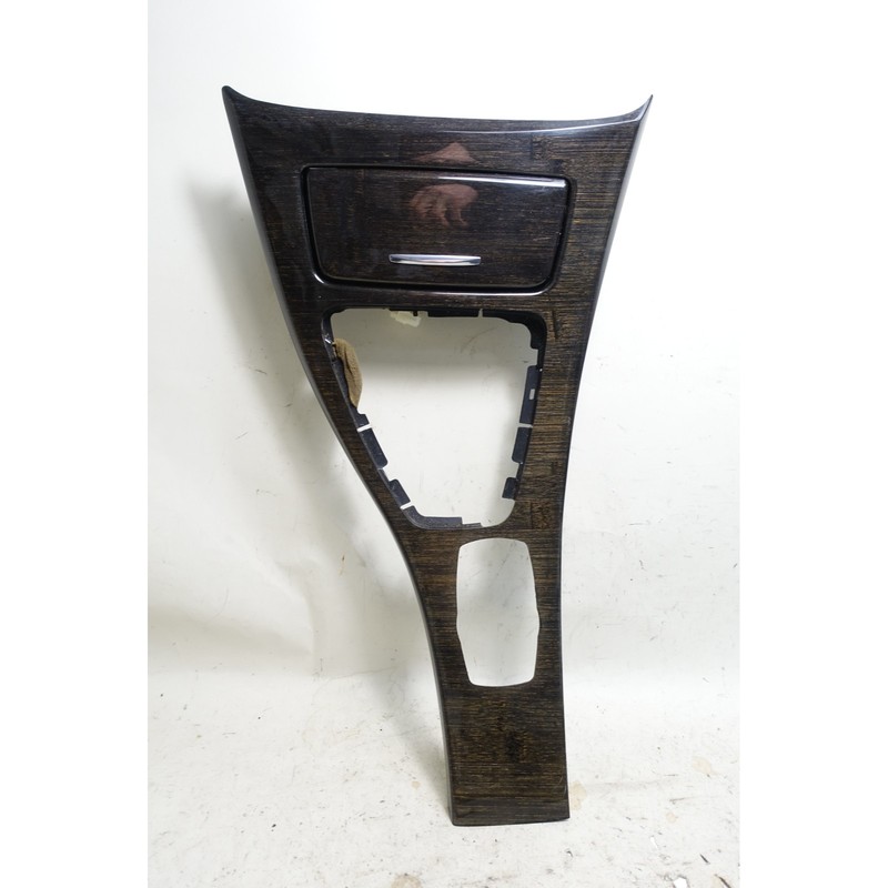 10-13 BMW E92 3-Series LCI Coupe Front Center Console Wood Anthracite Bamboo OEM