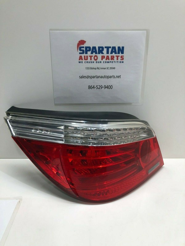 2008 BMW E60 LCI Rear Left Driver Side Tail Light Lamp OEM 528i W/Small Crack
