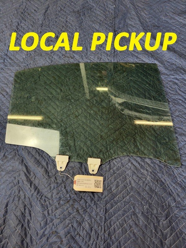 Used Oem Subaru Right Passenger Rear Door Window Glass for 2022-2025 WRX