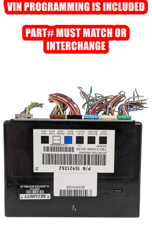 2007-2014 GM Body Control Module Programmed To Your VIN BCM 20815898