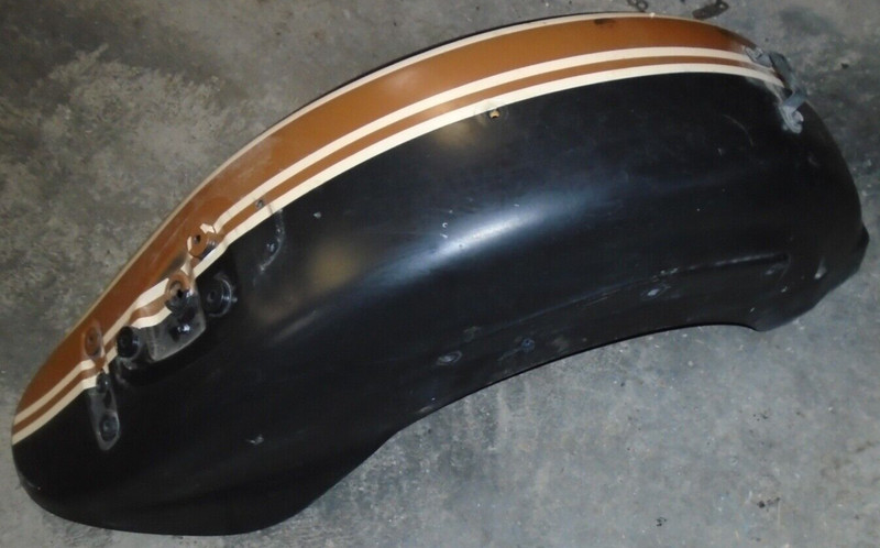 2008 Kawasaki Vulcan VN1600 VN 1600 A Black Rear Back Fender Panel Wheel Well 08