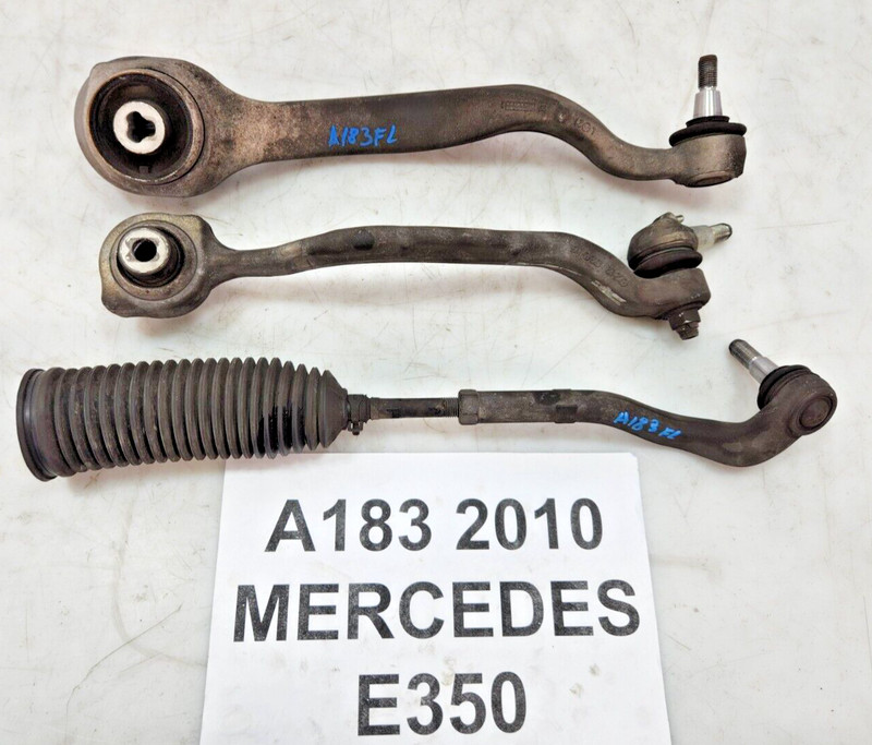 ✅ 10-16 OEM Mercedes W212 E350 Front Left Driver Side Control Arm SET Of 3 63k