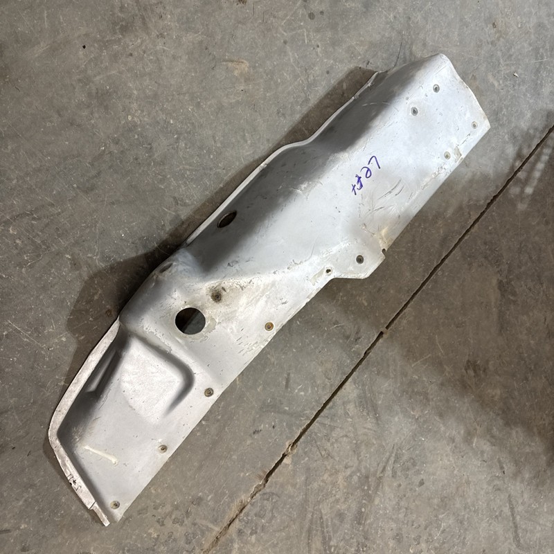 1980 - 1981 Vintage John Deere Snowmobile TrailFire Left Side Belly Pan Plastic