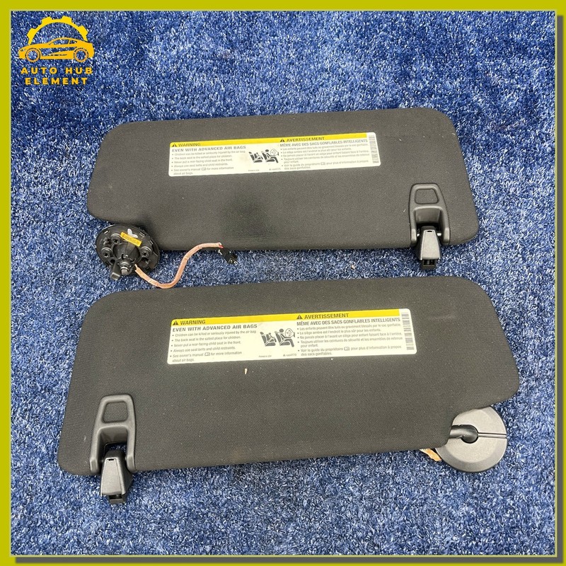 16–20 Cadillac CT6 Sun Visors Left Right Set With Illuminated Vanity Mirrors OEM