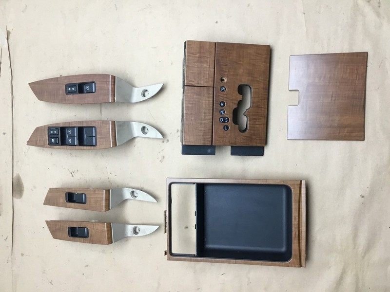 Nissan Murano Interior Wood Switch Trim Cover Door Shifter Bezel Set 06 07 |:O