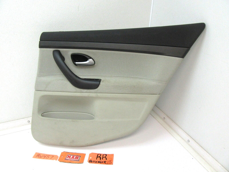 DOOR PANEL INTERIOR COVER Passenger SIDE REAR HANDLE RR for 03-07 SAAB 9-3 SEDAN