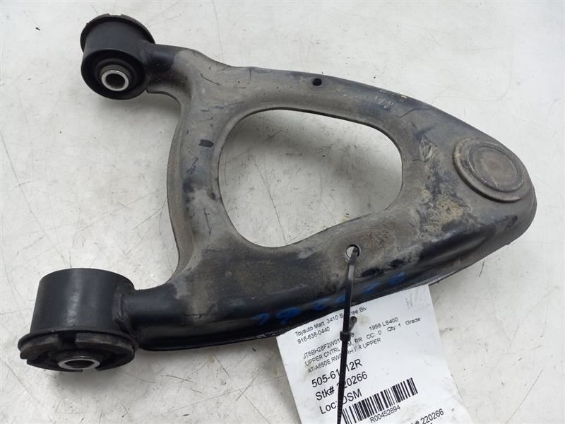 95 96 97 98 99 00 LEXUS LS400 REAR PASSENGER RIGHT UPPER CONTROL ARM A650E