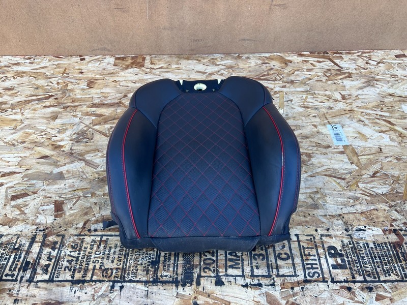 GENESIS G70 2019-2023 OEM FRONT LEFT DRIVER UPPER SEAT SKIN (HEATED) ASSEMBLY