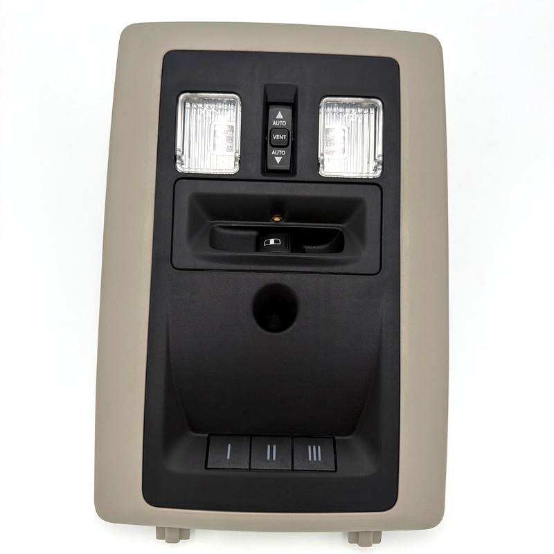 ✅ 2013-2024 RAM 1500-3500 OEM OVERHEAD CONSOLE BEZEL DOME LIGHT HOMELINK SUNROOF