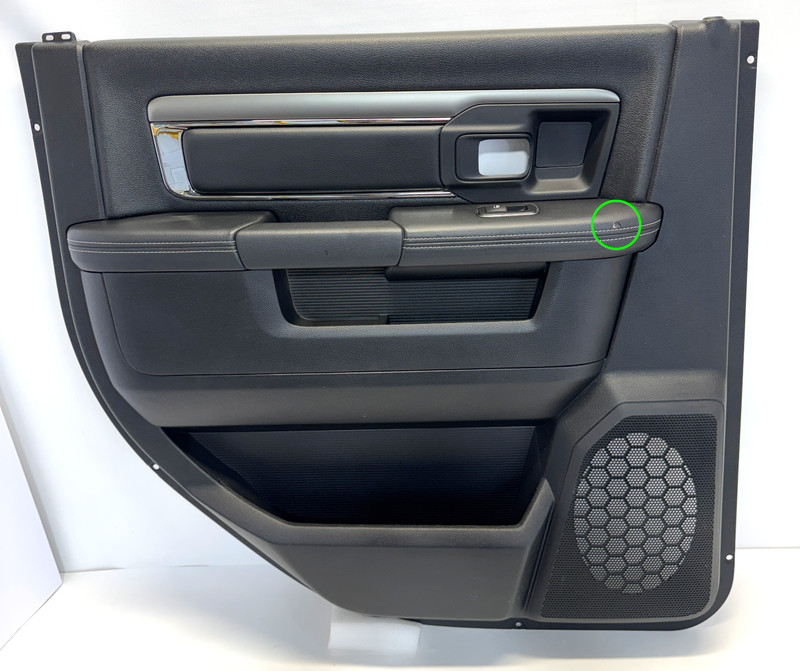 ✅ 2013-2024 RAM 1500 2500 3500 CREW CAB SPORT OEM REAR LEFT DOOR TRIM PANEL LH