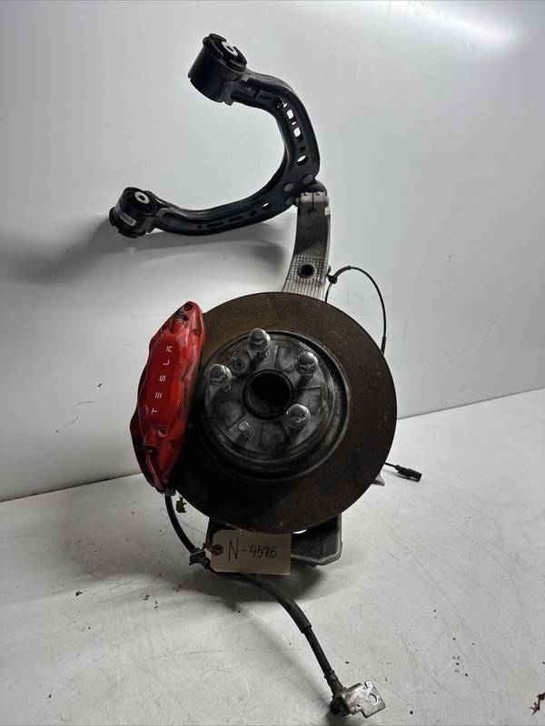 12-16 Tesla S Front Left Hub Spindle Knuckle control suspension 4576 S14