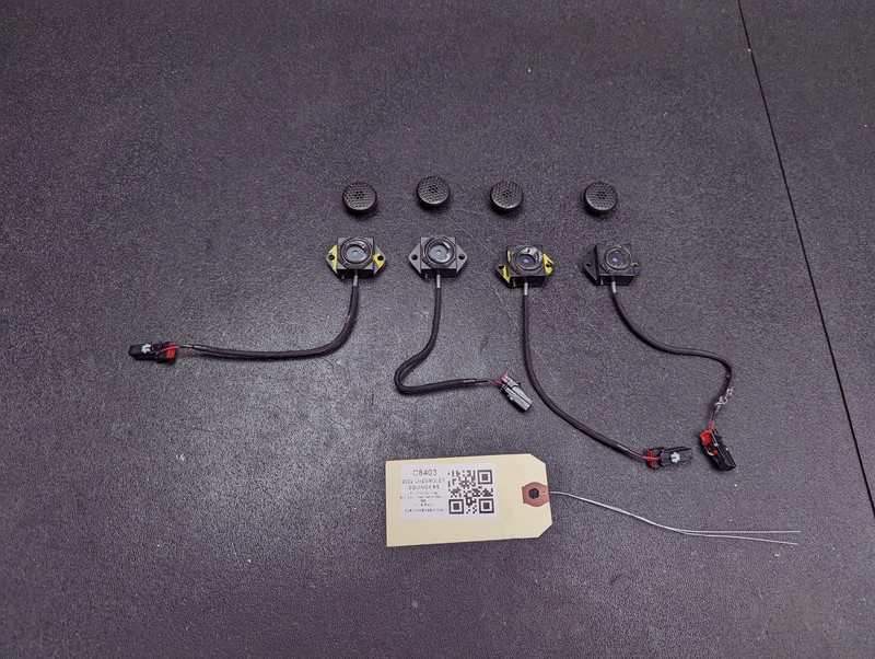 4PC Active Noise Cancellation Microphone 2022 Chevrolet Equinox 84798058 18-2021