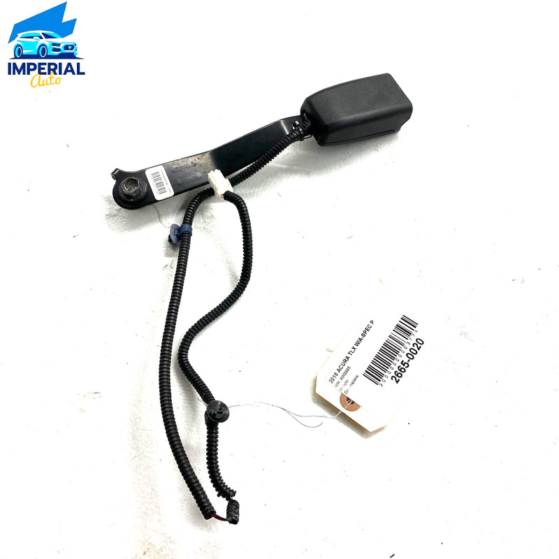2015-2020 Acura TLX Front Passenger Seat Belt Black Buckle Genuine OEM