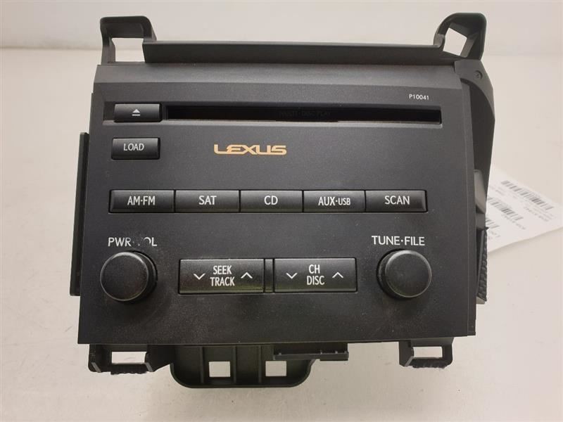 11-12 LEXUS CT200H RADIO/STEREO RECEIVER UNIT ASSEMBLY