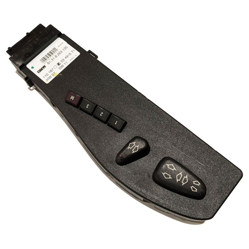 OEM Right Front Passenger Memory Seat Control Switch BMW 61318263135, 8263135