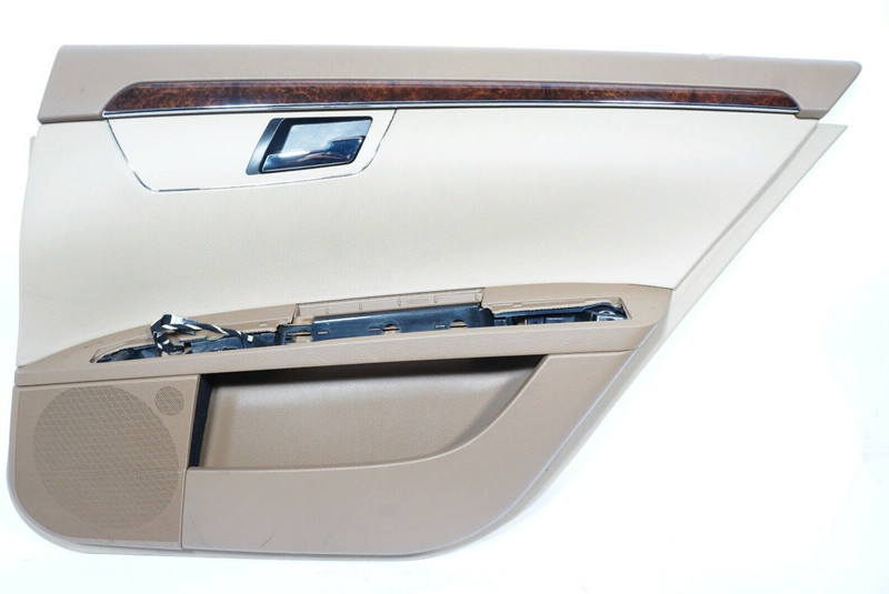 07-09 MERCEDES-BENZ S550 W221 REAR RIGHT PASSENGER SIDE DOOR PANEL TRIM BEIGEOEM