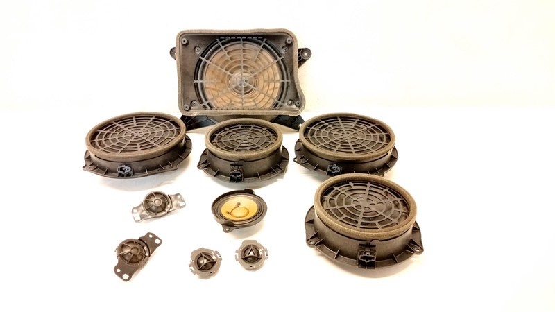 12-18 AUDI C7 A6 S6 DOOR TWEETER SPEAKER SET FRONT REAR LEFT RIGHT OEM 071625B