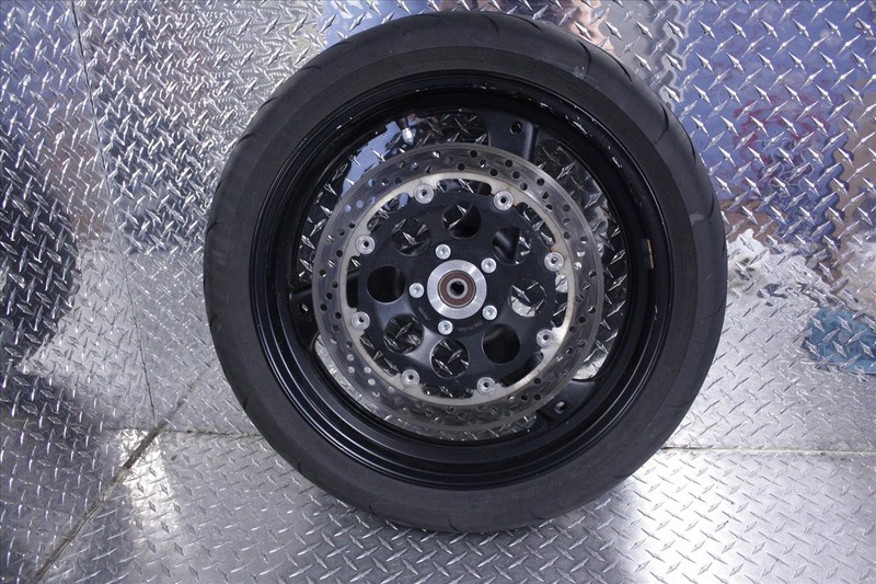 2005 SUZUKI GS 500 FK FRONT WHEEL RIM BRAKE ROTOR DISC TIRE OEM GS500 05