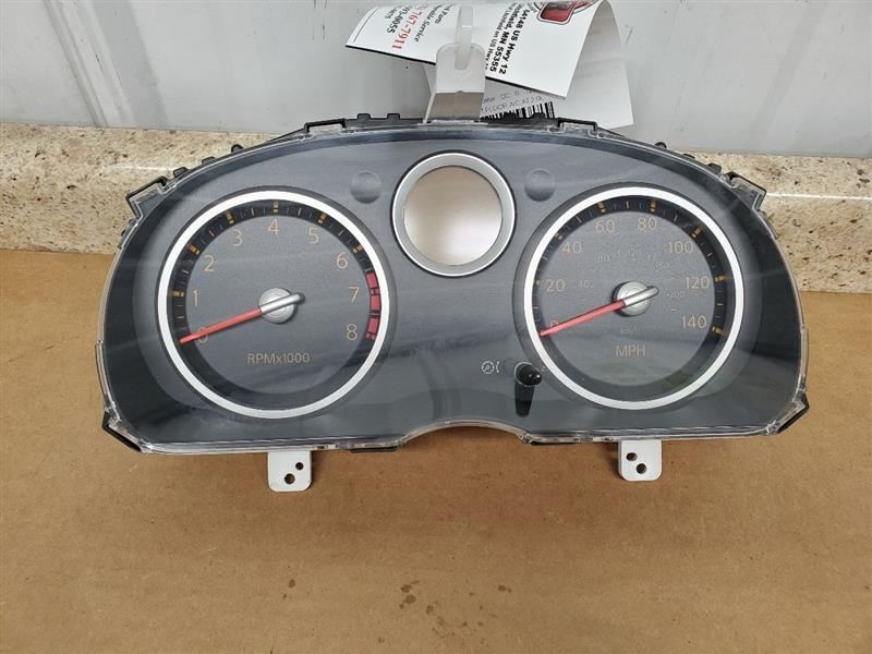 Speedometer Cluster MPH CVT With ABS Keyless Ignition Fits 09 SENTRA 282096