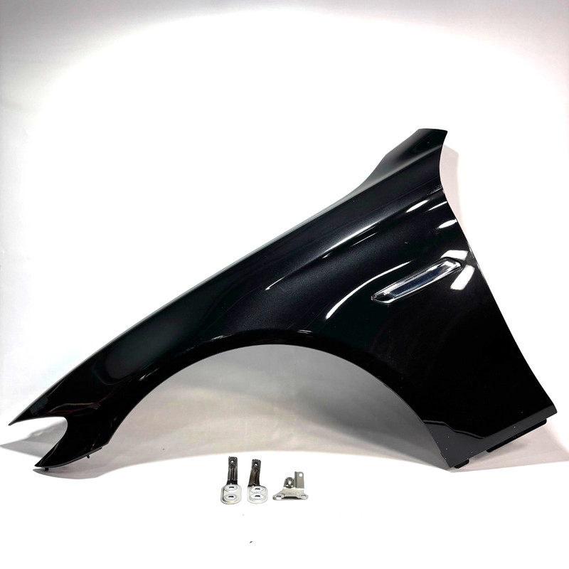 📌 11-16 BMW 528I XDRIVE FRONT LEFT DRIVER SIDE FENDER COVER SHELL BLACK OEM