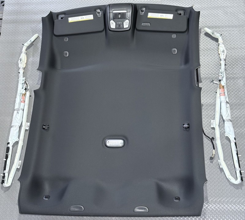 ✅ 2019-25 RAM 1500 5th CREW CAB OEM HEADLINER CEILING BLACK ASSEMBLY Dome Light