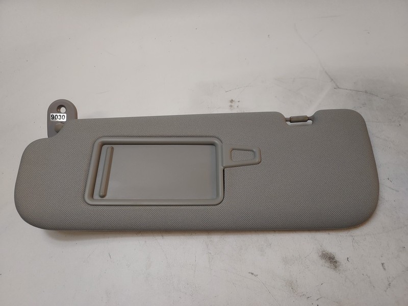 2009-2012 Hyundai Elantra Gray Vinyl LH Driver Sun Visor Shade OEM