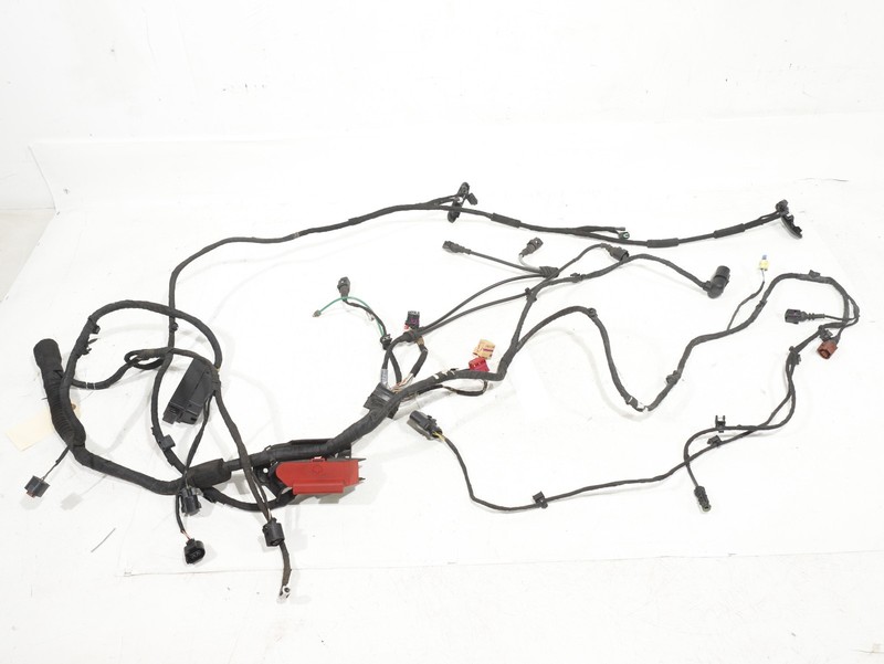 15-18 Audi A8L A8 S8 D4 Front RIGHT LED Headlight Bumper ABS Wiring Harness OEM