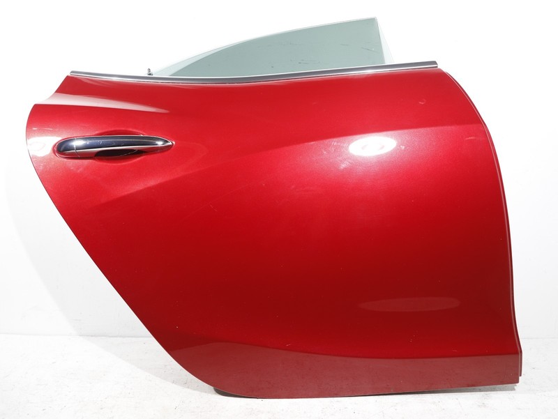 14-20 Maserati Ghibli Rear Right Passenger Side COMPLETE Door Shell Rosso OEM