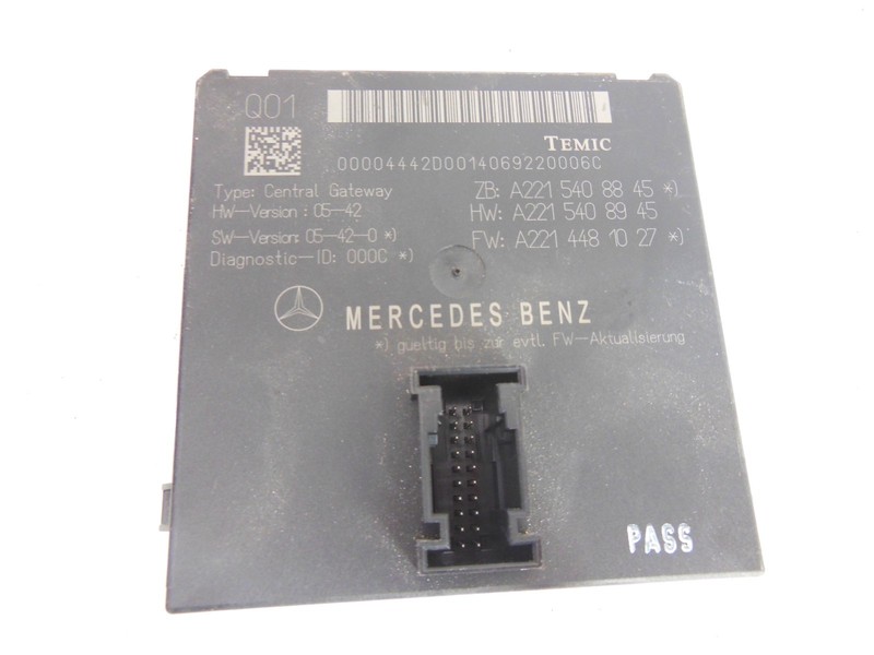 2007 2008 Mercedes-Benz CL550 Multiplex Gateway Module OEM 221 540 88 45