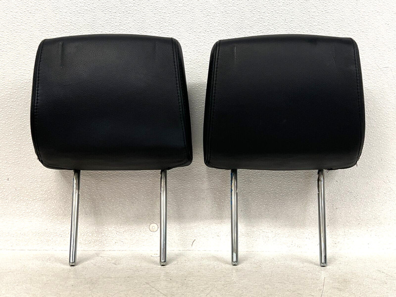 ⭐2005-2009 LAND ROVER RANGE ROVER FRONT HEADREST BLACK SET ASSEMBLY OEM LOT2496