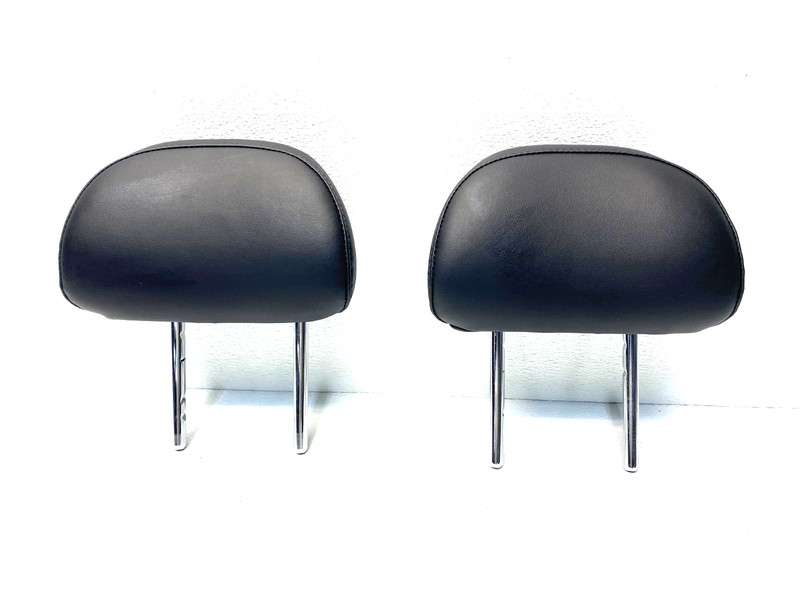 21-23 KIA K5 EX 2ND ROW LEFT RIGHT SEAT HEADRESTS BLACK LEATHER OEM #A0.41