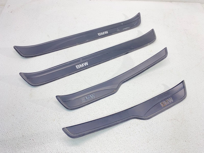 06-12 BMW E90 3 Series SEDAN Front & Rear Door Sill Trim Panel Cover Set! OEM✅