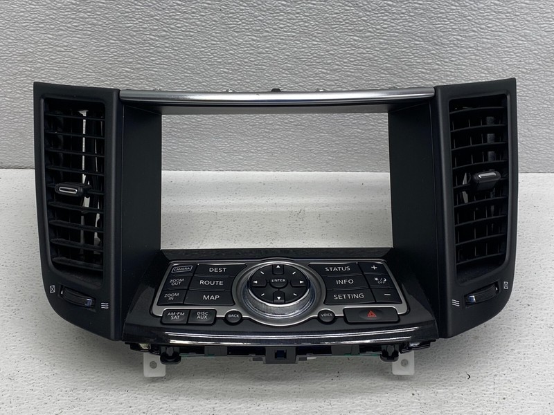 2009-2013 INFINITI FX35 RADIO NAVIGATION CONTROL UNIT PANEL OEM LOT626