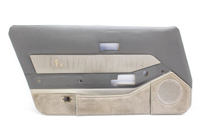 1984-1986 Nissan 300ZX Z31 2+0 Driver Left Front Gray and Tan Door Trim Panel