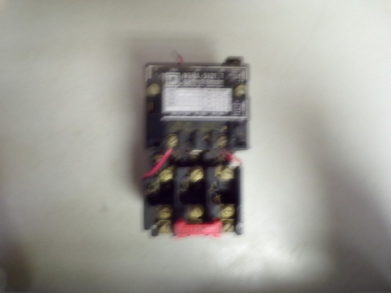 Square D Nema Size 1 2383636B Relay *FREE SHIPPING*
