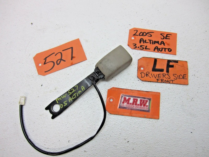 FITS 05 06 ALTIMA ONLY LEFT DRIVER SIDE FRONT SEATBELT SEAT BELT BUCKLE LATCH LF