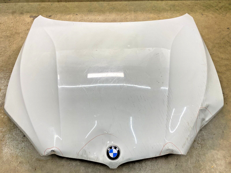 15-19 BMW F15 F16 F85 F86 X5 X6 Front Hood Bonnet Cover Panel White DAMAGED OEM✅