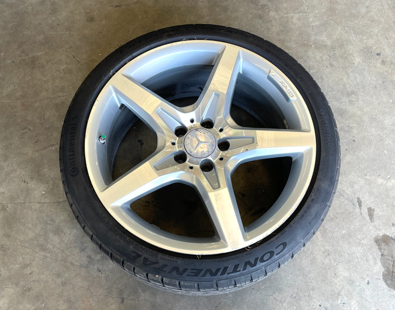 13 14 15 16 Mercedes SL550 R231 AMG Rear 19 Inch Rim Wheel W/Tire 1587 OEM #3