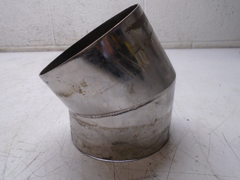 WA1 Corsa Exhaust Exit Elbow 4" Stainless Steel 2 1/4" x 1 1/4"2 5/8 "x 1 1/2"