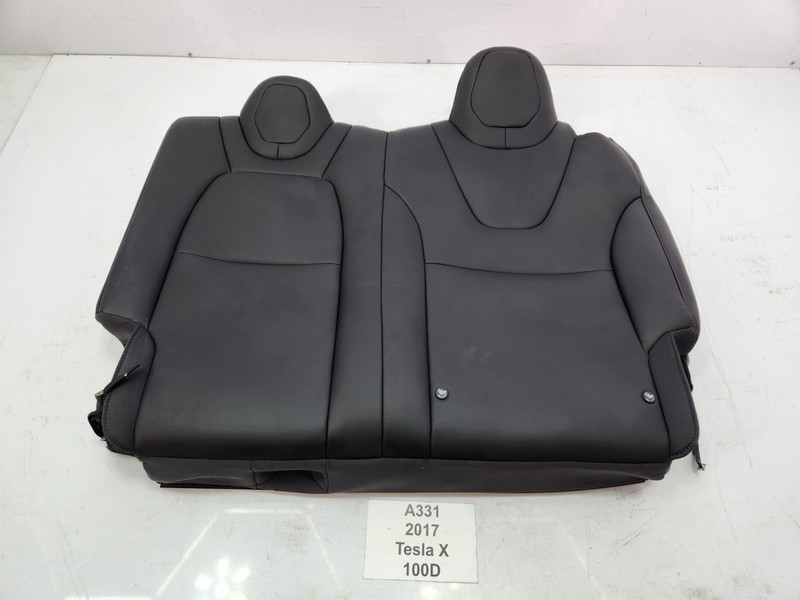 ✅ 16-20 OEM Tesla Model X Rear Left Driver Leather 2nd Row Seat Upper Cushion
