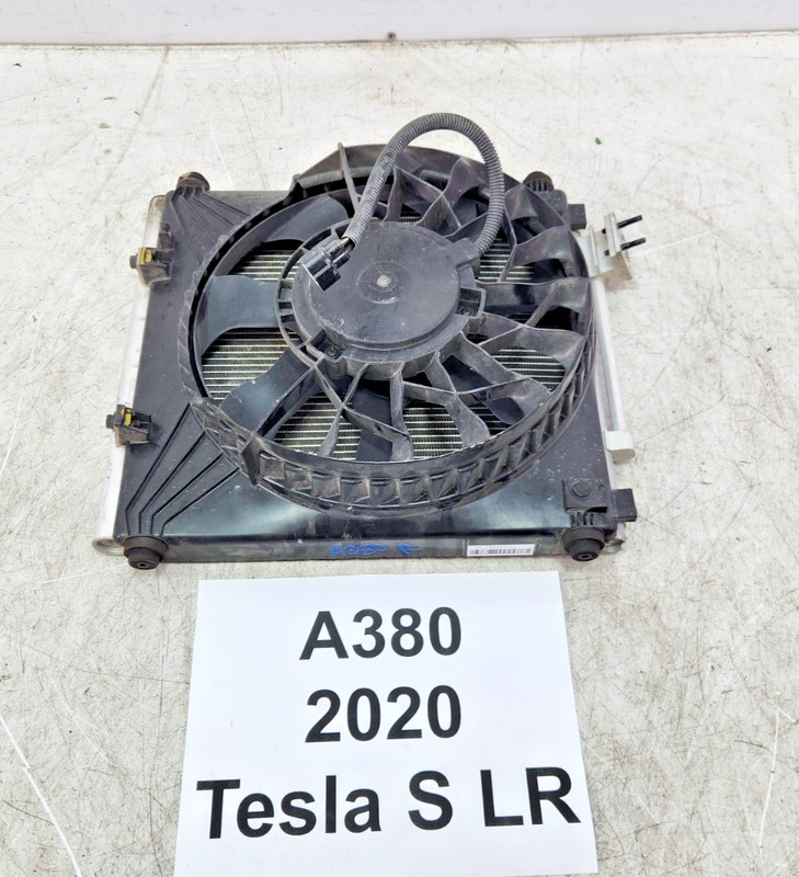 ✅ 12-20 OEM Tesla Model S Front Right Passenger Fan AC Condenser Radiator SET