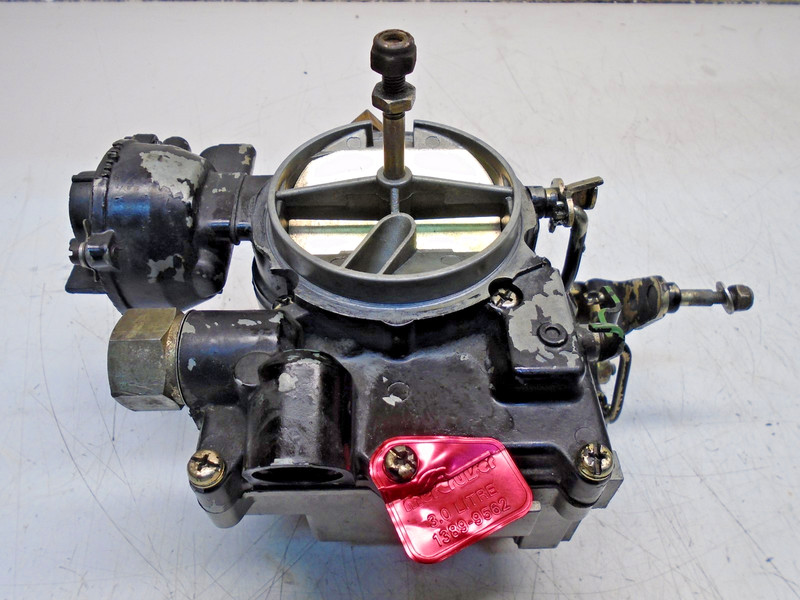 N1 1389-9562 Mercruiser 120/140 3.0L 3.0 Mercarb 2 BBL Carburetor w/ Spacer
